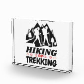 Wandern oder Trekking Fotoblock (Rechts)