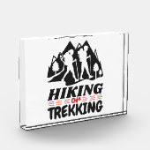 Wandern oder Trekking Fotoblock (Links)