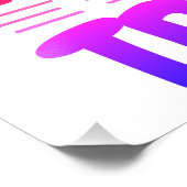 Wandern oder Trekking Fotodruck (Ecke)