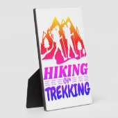 Wandern oder Trekking Fotoplatte (Seite)
