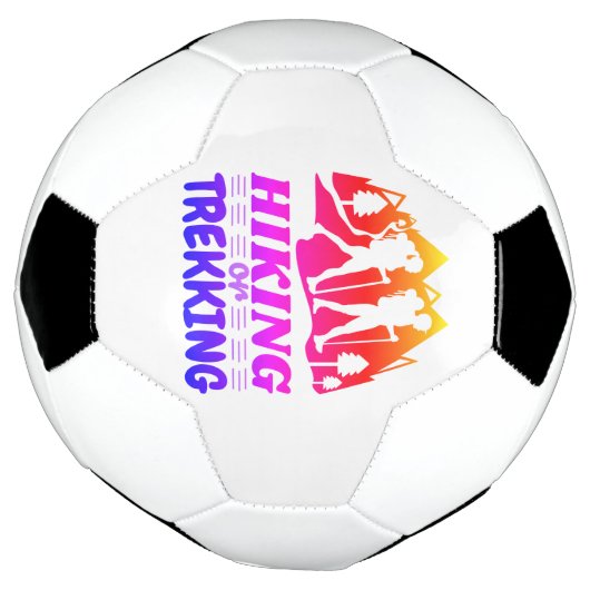 Wandern oder Trekking Fußball (Gedreht)
