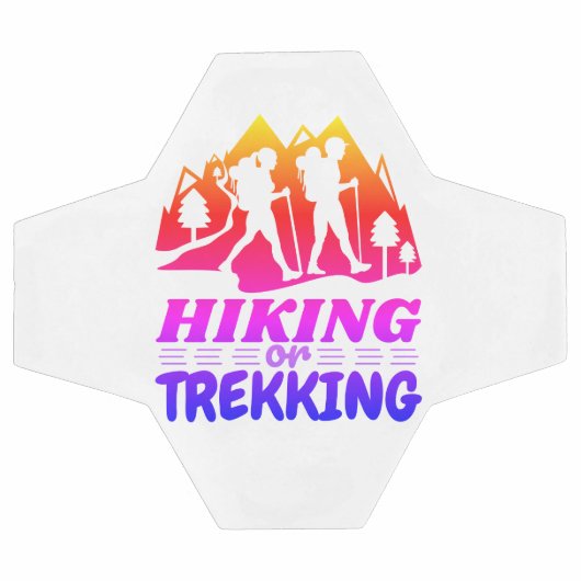 Wandern oder Trekking Fußball (Flach)