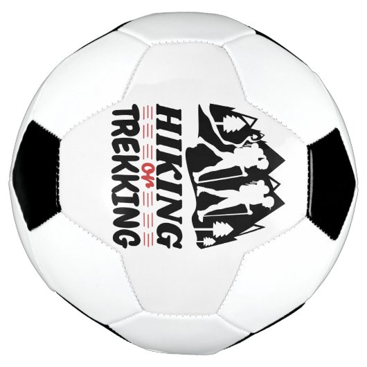 Wandern oder Trekking Fußball (Gedreht)