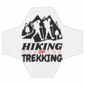 Wandern oder Trekking Fußball (Flach)