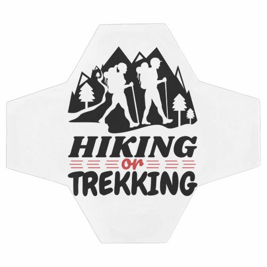 Wandern oder Trekking Fußball (Flach)