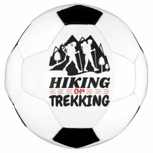 Wandern oder Trekking Fußball