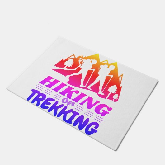 Wandern oder Trekking Fußmatte (Schrägansicht)