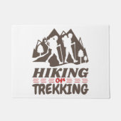 Wandern oder Trekking Fußmatte (Vorderseite)