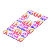 Wandern oder Trekking Geldbeutel Flaschenöffner (Rückseite Schrägansicht)