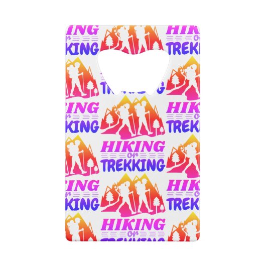 Wandern oder Trekking Geldbeutel Flaschenöffner (Rückseite)