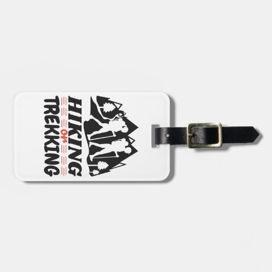 Wandern oder Trekking Gepäckanhänger (Vorderseite horizontal)