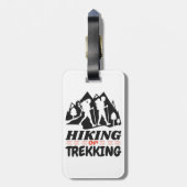 Wandern oder Trekking Gepäckanhänger (Rückseite vertikal)