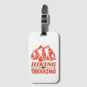 Wandern oder Trekking Gepäckanhänger (Vorderseite Vertikal)