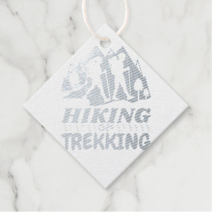 Wandern oder Trekking Geschenkanhänger