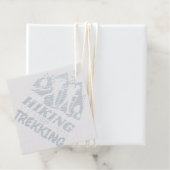 Wandern oder Trekking Geschenkanhänger (Mit Box)