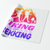 Wandern oder Trekking Geschenkpapier (Ungerollt)
