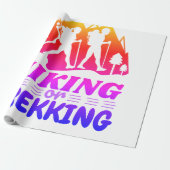Wandern oder Trekking Geschenkpapier (Ungerollt)