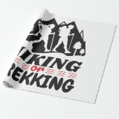 Wandern oder Trekking Geschenkpapier (Ungerollt)