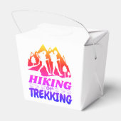 Wandern oder Trekking Geschenkschachtel (Rückseite)