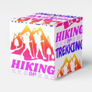 Wandern oder Trekking Geschenkschachtel