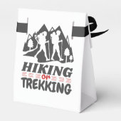 Wandern oder Trekking Geschenkschachtel (Rückseite)