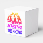 Wandern oder Trekking Geschenkschachtel (Rückseite)