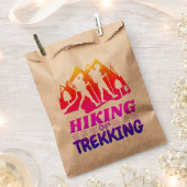 Wandern oder Trekking Geschenktütchen (Ausgeschnitten)