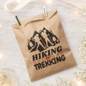 Wandern oder Trekking Geschenktütchen (Ausgeschnitten)