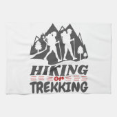 Wandern oder Trekking Geschirrtuch (Horizontal)