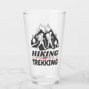 Wandern oder Trekking Glas