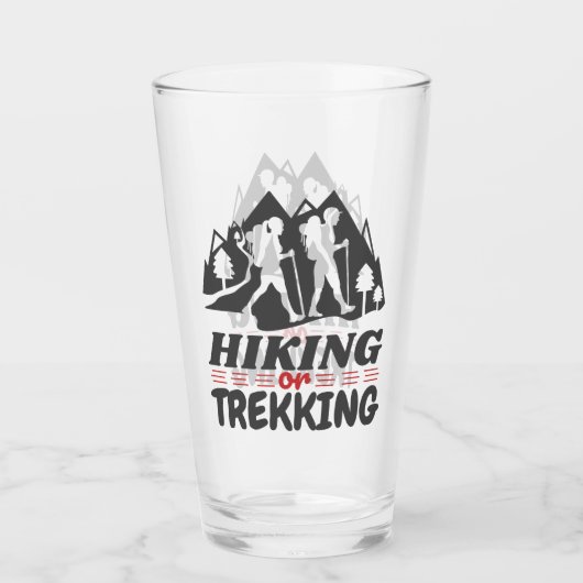 Wandern oder Trekking Glas (Vorderseite)