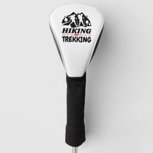 Wandern oder Trekking Golf Headcover (Vorderseite)
