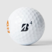 Wandern oder Trekking Golfball (Logo)