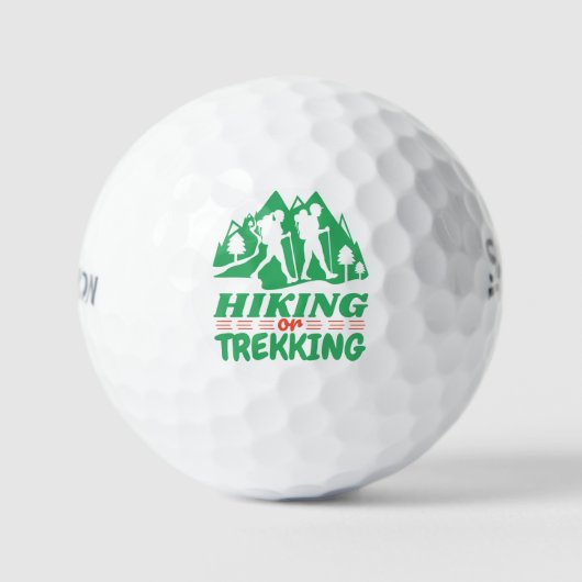 Wandern oder Trekking Golfball (Vorderseite)