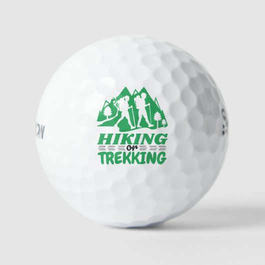 Wandern oder Trekking Golfball (Vorderseite)