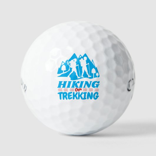 Wandern oder Trekking Golfball (Vorderseite)