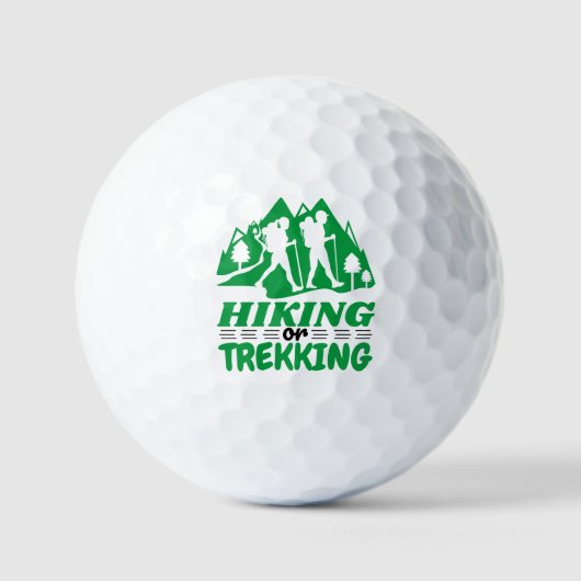 Wandern oder Trekking Golfball (Vorderseite)
