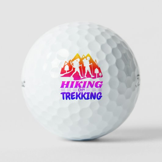 Wandern oder Trekking Golfball (Vorderseite)
