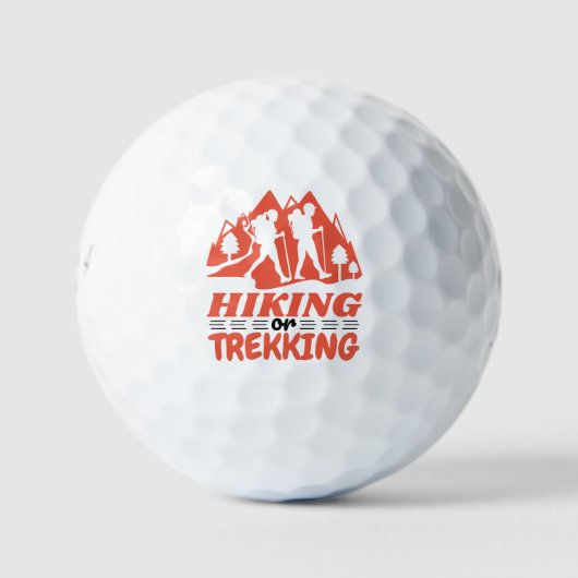 Wandern oder Trekking Golfball (Vorderseite)
