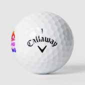 Wandern oder Trekking Golfball (Logo)