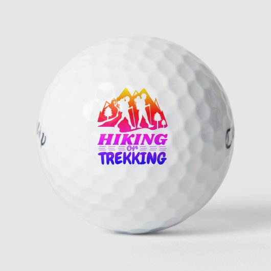 Wandern oder Trekking Golfball (Vorderseite)