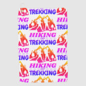 Wandern oder Trekking Golfhandtuch (Vorderseite)