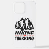 Wandern oder Trekking iPhone Hülle (Rückseite)