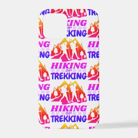 Wandern oder Trekking iPhone Hülle (Rückseite)