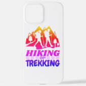 Wandern oder Trekking iPhone Hülle (Rückseite)