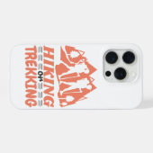 Wandern oder Trekking iPhone Hülle (Rückseite (Horizontal))