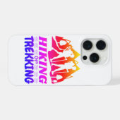 Wandern oder Trekking iPhone Hülle (Rückseite (Horizontal))