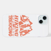 Wandern oder Trekking iPhone Hülle (Rückseite (Horizontal))