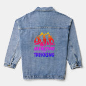Wandern oder Trekking Jeansjacke (Rückseite)
