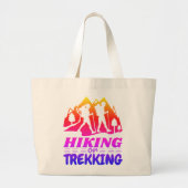 Wandern oder Trekking Jumbo Stoffbeutel (Vorne)